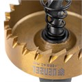 Коронка HSS по металлу, 40 мм, нитридтитановое покрытие Denzel 22082