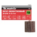 Круг лепестковый для дрели, 20 х 20 х 6 мм, P 100 Matrix 22141
