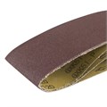 Лента абразивная бесконечная, P 120, 75 х 457 мм, 3 шт Matrix 22182