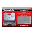 Набор метчиков и плашек М3-М12, 31 предмет Matrix 22197