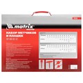 Набор метчиков и плашек М2-М18, 110 шт, металлический кейс Matrix 22207