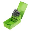 Набор сверл по металлу, 1-13 мм, 25 шт, HSS, в металлической коробке Сибртех 22211
