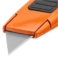 Нож, 19 мм, выдвижное трапециевидное лезвие, двухкомпонентный корпус Sparta 22244