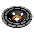 Чашка алмазная зачистная, 125 мм, двухрядная Sparta 22458