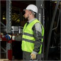Каска защитная из ударопрочной пластмассы, белая Сибртех 22768