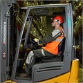 Каска защитная с храповым механизмом, Европласт, оранжевая Сибртех 22770