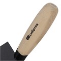 Кельма угловая, 110 х 75 х 75 мм, стальная, для внутренних углов, буковая ручка Сибртех 22785