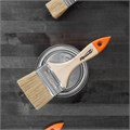 Кисть плоская Slimline 2.5" (63 мм) натуральная щетина, деревянная ручка Sparta 22848