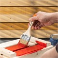 Кисть плоская Slimline 2.5" (63 мм) натуральная щетина, деревянная ручка Sparta 22848