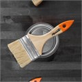 Кисть плоская Slimline 3" (75 мм) натуральная щетина, деревянная ручка Sparta 22849