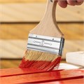 Кисть плоская Slimline 3" (75 мм) натуральная щетина, деревянная ручка Sparta 22849