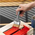 Кисть плоская "Евро" 2.5", натуральная щетина, пластмассовая ручка MTX 22872