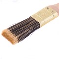 Кисть плоская Golden 1", искусственная щетина, деревянная ручка MTX 22889