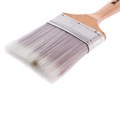 Кисть плоская Platinum 4", искусственная щетина, деревянная ручка MTX 22898