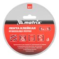 Лента клейкая противоскользящая, прозрачная 25 мм x 10 м Matrix 23056