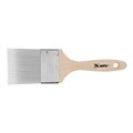 Кисть плоская Platinum 3", искусственная щетина, деревянная ручка MTX 23578