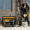 Генератор бензиновый GE 6900, 5.5 кВт, 220 В/50 Гц, 25 л, ручной старт Denzel 23793