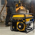 Генератор бензиновый GE 7900, 6.5 кВт, 220 В/50 Гц, 25 л, ручной пуск Denzel 23794