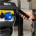 Генератор бензиновый PS 55 EA, 5.5 кВт, 230 В, 25 л, коннектор автоматики, электростартер Denzel 23799