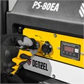Генератор бензиновый PS 80 EA, 8.0 кВт, 230 В, 25 л, коннектор автоматики, электростартер Denzel 23801