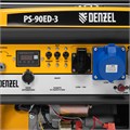 Генератор бензиновый PS 90 ED-3, 9.0 кВт, переключение режима 230 В/400 В, 25 л, электростартер Denzel 23803