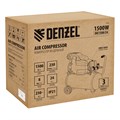 Компрессор воздушный DK1500/24, Х-PRO 1.5 кВт, 230 л/мин, 24 л Denzel 23824