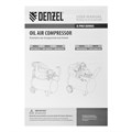 Компрессор воздушный DKV2200/50, Х-PRO 2.2 кВт, 400 л/мин, 50 л Denzel 23826