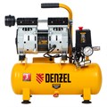 Компрессор DLS650/10 безмаслянный малошумный 650 Вт, 120 л/мин, ресивер 10 л Denzel 23827