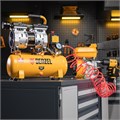 Компрессор DLS650/10 безмаслянный малошумный 650 Вт, 120 л/мин, ресивер 10 л Denzel 23827