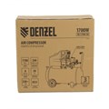 Компрессор воздушный прямой привод DC1700/50, 1.7 кВт, 50 литров, 260 л/мин Denzel 23829