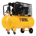 Компрессор воздушный BCV2200/100, ременный привод, 2.2 кВт, 100 литров, 370 л/мин Denzel 23830