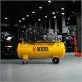 Компрессор воздушный BCW3000-T/100, ременный привод, 3.0 кВт, 100 литров, 520 л/мин Denzel 23835