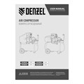 Компрессор воздушный DC1500/24, прямой привод, 1.5 кВт, 24 литра, 220 л/мин Denzel 23841