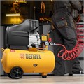 Компрессор воздушный DC1500/24, прямой привод, 1.5 кВт, 24 литра, 220 л/мин Denzel 23841