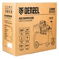 Компрессор воздушный DCV2200/50, прямой привод, 2.2 кВт, 50 литров, 380 л/мин Denzel 23842