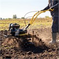 Мотоблок DPT-270X, 7 л.с, дисковое сцепление, ширина 90 см, глубина 35 см, фрез 3 х 4, ВОМ, передачи 2В/1Н Denzel 23848