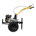 Мотоблок DPT-370X, 7 л.с, дисковое сцепление, ширина 90 см, глубина 35 см, фрез 3 х 4, ВОМ, передачи 3В/1Н Denzel 23851