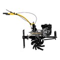 Мотоблок DPT-370X, 7 л.с, дисковое сцепление, ширина 90 см, глубина 35 см, фрез 3 х 4, ВОМ, передачи 3В/1Н Denzel 23851