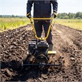 Мотоблок DPT-370X, 7 л.с, дисковое сцепление, ширина 90 см, глубина 35 см, фрез 3 х 4, ВОМ, передачи 3В/1Н Denzel 23851