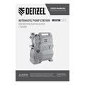 Насосная станция PSХ-1300, Х-Pro, 1300 Вт, 4500 л/ч, ресивер 24 л, подъем 48 м Denzel 23859