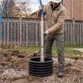 Скважинный насос DWC-4-140, центробежный, диаметр 4", 2000 Вт, 6000 л/ч, напор 140 м Denzel 23869