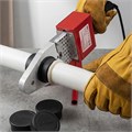 Аппарат для сварки пластиковых труб К W 800, 800 Вт, 300 °C, 20-25-32-40-50-63 мм, металлический кейс Kronwerk 23945