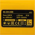 Машина шлифовальная угловая AG230-2400, 2400 Вт, 230 мм, 6000 об/мин Denzel 23965