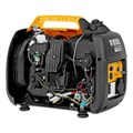 Генератор инверторный GT-1200iS, 1.2 кВт, 230 В, бак 2.4 л, закрытый корпус, ручной старт Denzel 23996
