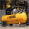 Компрессор воздушный DKV2200/100, Х-PRO 2.2 кВт, 400 л/мин, 100л Denzel 24003