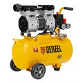 Компрессор DLS950/24 безмаслянный малошумный 950 Вт, 165 л/мин, ресивер 24 л Denzel 24004