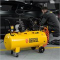 Компрессор воздушный BCV2300/100, ременный привод, 2.3 кВт, 100 литров, 440 л/мин Denzel 24005
