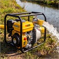 Мотопомпа бензиновая для чистой воды PX-50, 7 л.с, 2", 600 л/мин, глубина 8 м, напор 30 м Denzel 24011