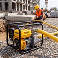 Мотопомпа бензиновая для чистой воды PX-50, 7 л.с, 2", 600 л/мин, глубина 8 м, напор 30 м Denzel 24011