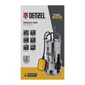 Дренажный насос DP-1100X, 1100 Вт, подъем 11 м, 15500 л/ч Denzel 24014